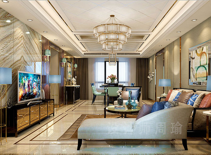 超长自迫cao视频世纪江尚三室两厅168平装修设计效果欣赏